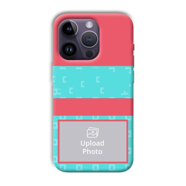 Bluish Pattern Customized Printed Back Case for Apple iPhone 14 Pro