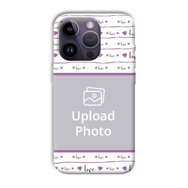 Love Love Customized Printed Back Case for Apple iPhone 14 Pro