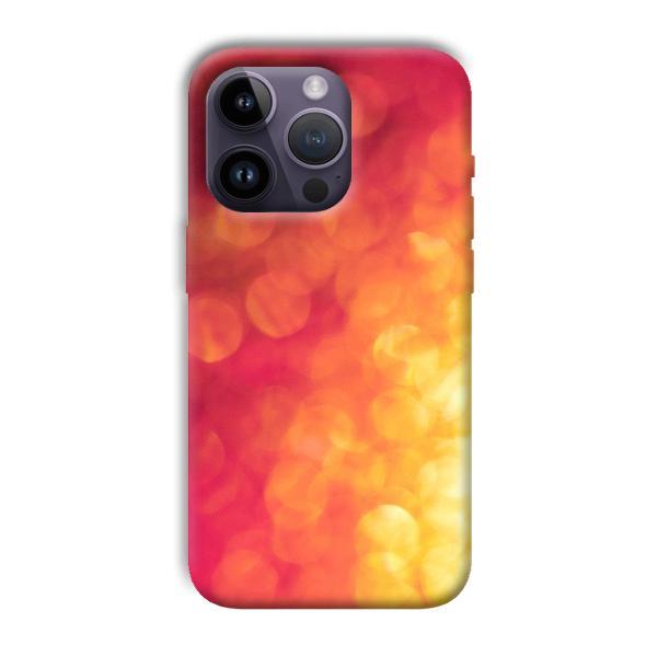 Red Orange Customized Printed Back Case for Apple iPhone 14 Pro
