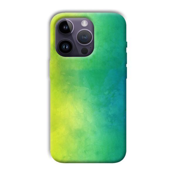 Green Pattern Customized Printed Back Case for Apple iPhone 14 Pro