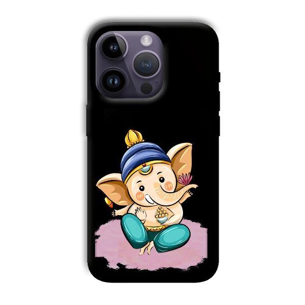 Ganpathi Ji Customized Printed Back Case for Apple iPhone 14 Pro