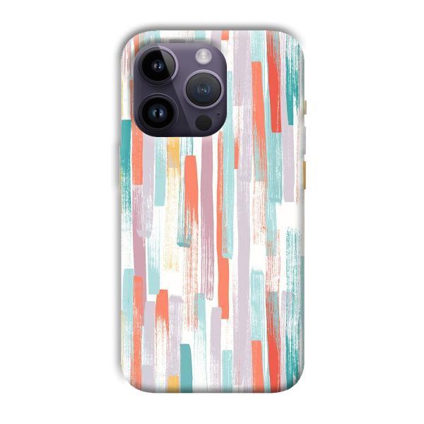 Light Paint Stroke Customized Printed Back Case for Apple iPhone 14 Pro