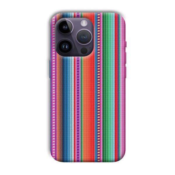 Fabric Pattern Customized Printed Back Case for Apple iPhone 14 Pro