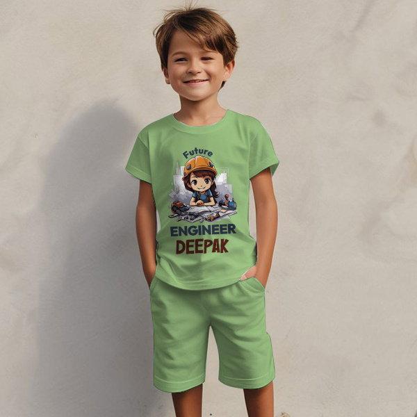 Future Engineer Customized Cotton Co-ord Set for Kids