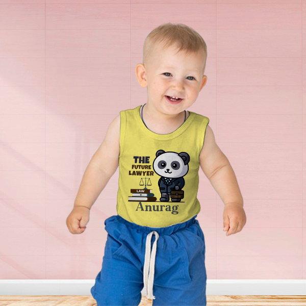 The Future Lawyer Customized Kid’s Cotton Vest Tank Top