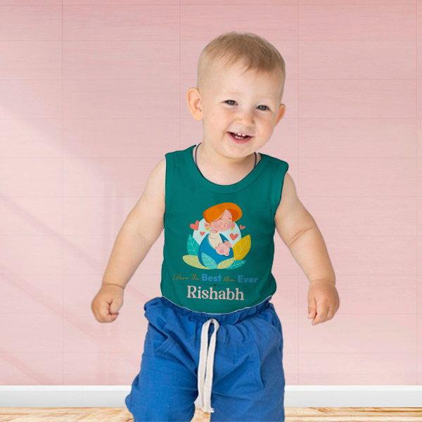 I Have The Best Mom Ever Customized Kid’s Cotton Vest Tank Top