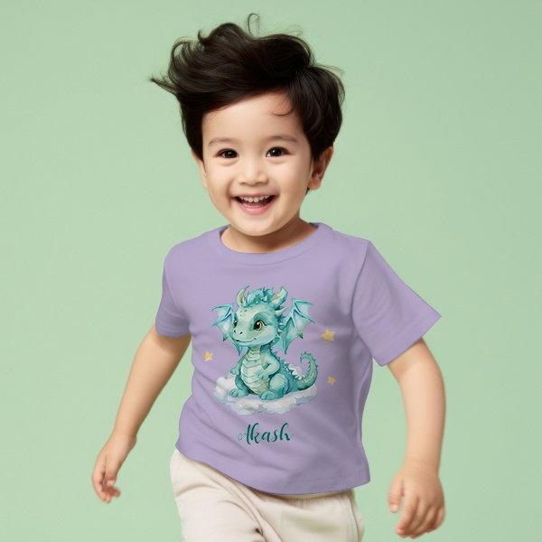 Baby Dragon Customized Half Sleeve Kid’s Cotton T-Shirt