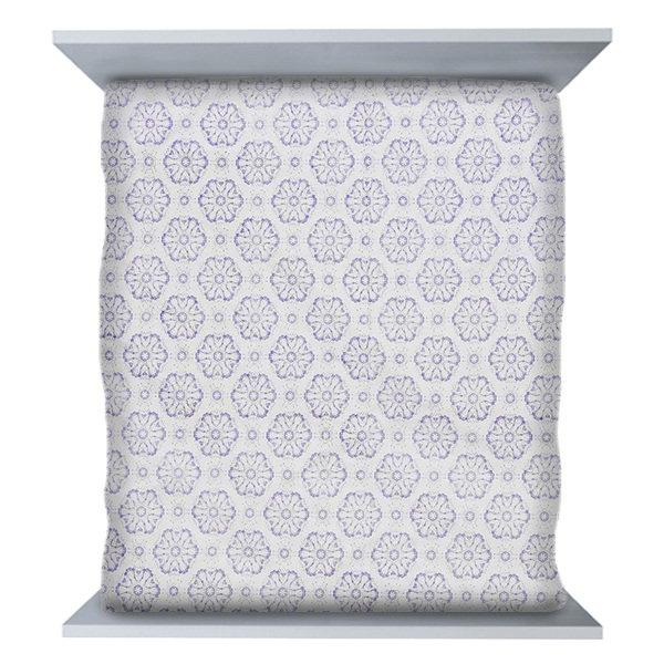 Lavender Customized Extra Large Double Bedsheet with 2 Pillow Covers