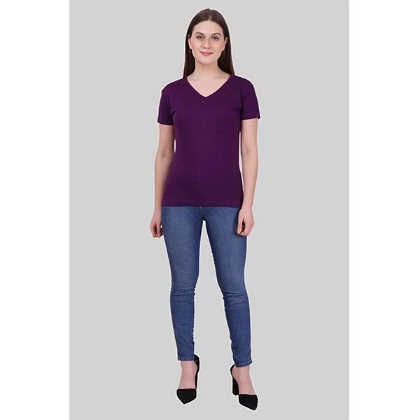 Purple Customized Women's T-Shirt