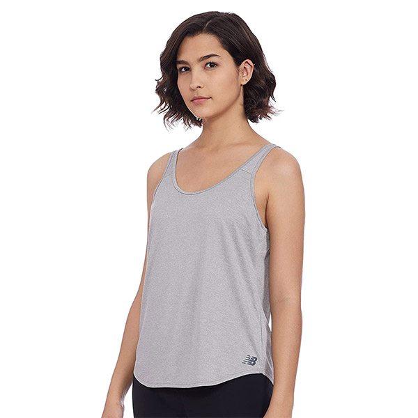 Grey Customized Women Regular Tank Top