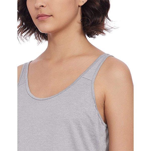 Grey Customized Women Regular Tank Top