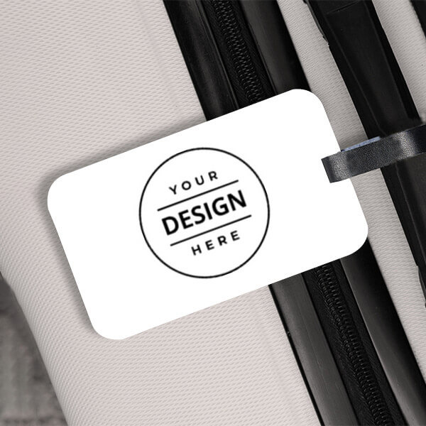 Customized Horizontal Bag Luggage Tag with Photo, Name Print